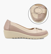 Wide EE Fit Two Tone Shoe - LJ941